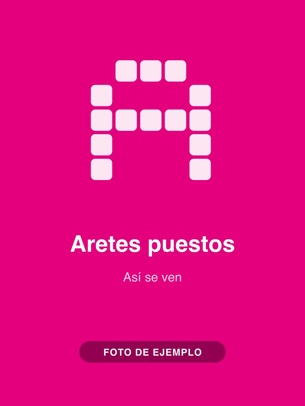 Aretes puestos